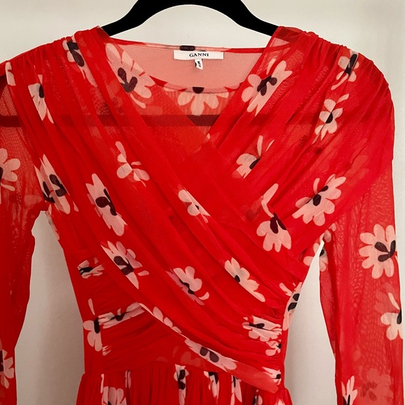 Ganni mesh dress - Picture 2 of 3